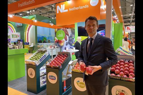 Fabien Dumont sees potential for FruitMasters' Tessa and Bloss apple varieties in China